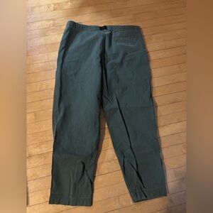 L.L. Bean Men's Olive Green Chinos